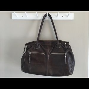 Roots Leather Duffle bag